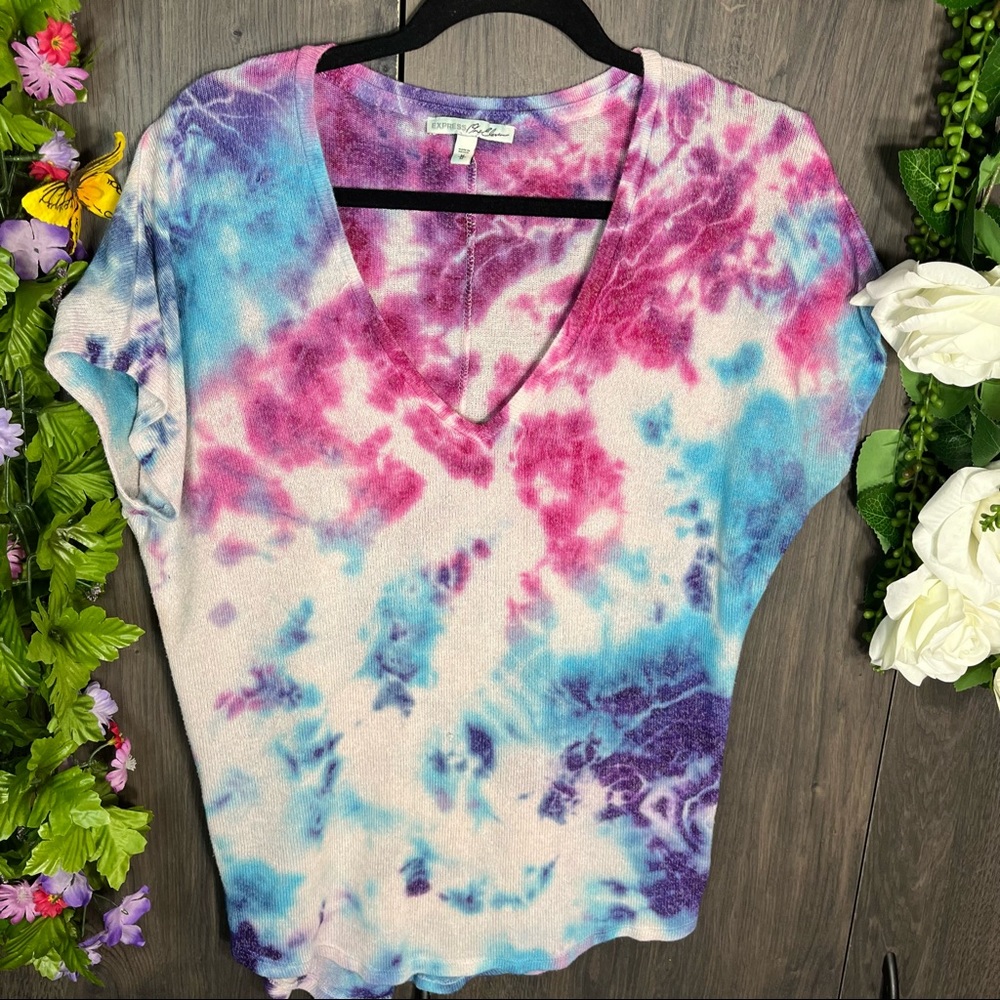 ! Express Custom One-Of-A-Kind Short Sleeved Tie … - image 3